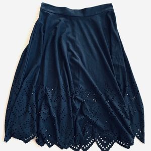 Soprano Navy Midi Skirt     Medium